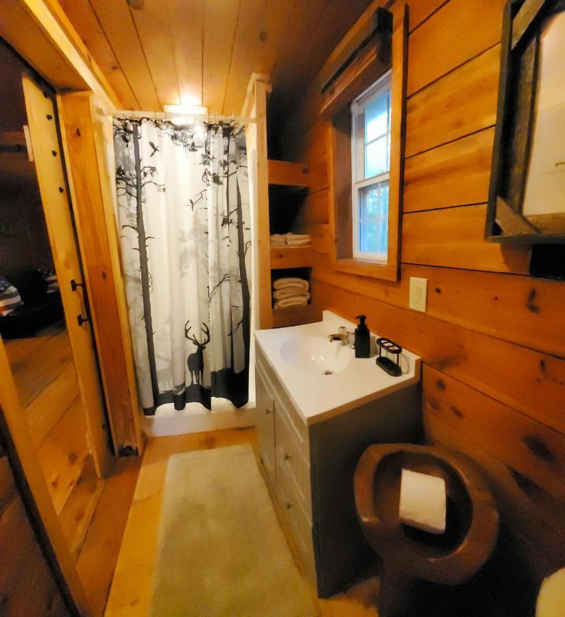 Lil' Log At Hearthstone Cabins And Camping - Pet Friendly เฮเลน ภายนอก รูปภาพ